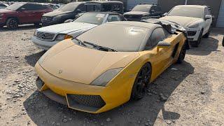 This Lamborghini Gallardo Lp560-4 was ON FIRE! Still Runs?