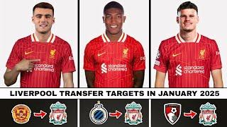 Liverpool All New Confirmed Transfer News & Rumours in January 2025  Arne Slot Transfer Targets