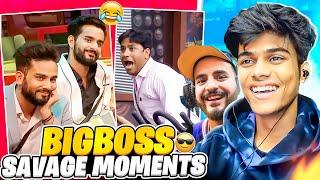 BIG BOSS Savage moment of FUKRA insaan & ELVISH yadav  || Big boss meme