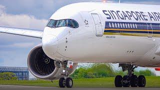 4K Plane Spotting | LOUD Departures at Manchester Airport (2023)