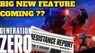 Is Something Big Coming To Generation Zero ? The Resistance Report !