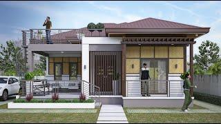 BUNGALOW HOUSE - 3 BEDROOM CONCRETE & AMAKAN MODERN DESIGN