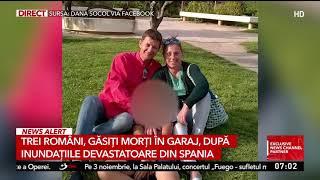 Trei români din Spania au fost găsiți morți după inundaţiile devastatoare