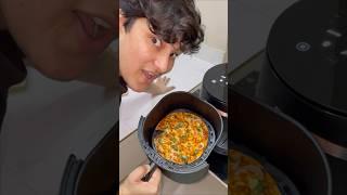 Viral roti pizza in air fryer #pizza #minivlog