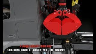 HIAB Bucket Kit for Tipper Trucks - Animation