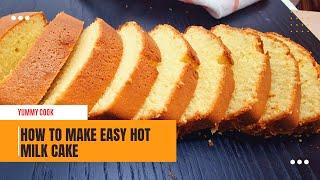 Easy Hot Milk Cake In Bender||Hot Milk Cake Recipe