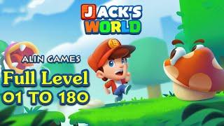 Alin | Jack’s World | Full Game | Level 01-180 | All Stars ⭐⭐⭐