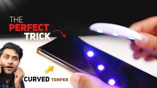 I applied UV Tempered Glass...THE BEST WAY " Curved Tempered Glass Screen Protector "