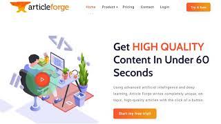 Article Forge Review (2.6): Features, Demo, Examples & Free Trial