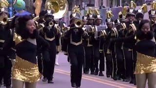 Martin Luther King, Jr. High School marching band performs at annual parade