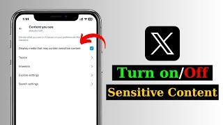 How To Turn On/Off Sensitive Content on X (Twitter) | See Sensitive Content on Twitter X