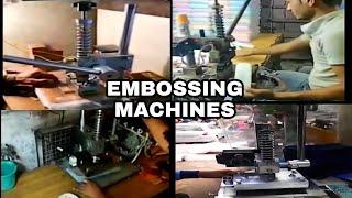 Leather Embossing Machine | Embossing Press | Embossing Machine | Leather Embossing Press