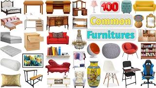 Furniture Vocabulary ll 100 Common Furniture Name in English With Pictures ll List of Furniture