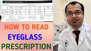 How to Read Eye Glass Prescription Report|How to Read Eye Prescription|Eye Prescription Card|EyeTest