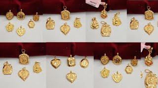 light weight gold om locket, Ganesh locket designs 2024 with weight & price || gold om pendant ||