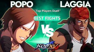 KOFXV  POPO (Kyo, Krohnen, Benimaru) vs LAGGIA (Yashiro, Ralf, Sylvie) - Best Fights KOF 15