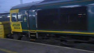 HD 66597 + 66956 passing Carlisle 26/11/16