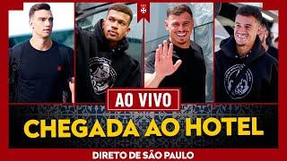 URGENTE: AO VIVO CHEGADA DOS JOGADORES AO HOTEL PARA ENCARAR O CORINTHIANS