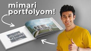 Kendi Mimari Portfolyomu Hazırlıyorum | Bu Portfolyo ile İlk İşimi Buldum!