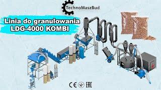 Kompletna linia do produkcji pelletu LDG-4000 KOMBI