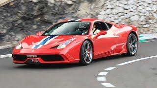 Ferrari 458 Speciale Driving Sound in Monaco!