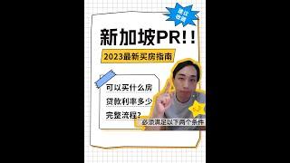 2023新加坡永久居民（PR）买房指南（新加坡绿卡）贷款利率多少？买新房还是二手房？流程是怎样？千万不要错过~#新加坡投资 #新加坡房产 #新加坡 #新加坡移民 #新加坡买房 #singapore