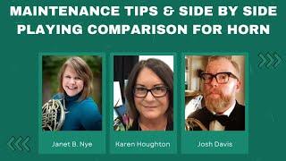 Educational Event – Maintenance Tips and Side by Side Playing Comparison for Horn