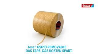 Schluss mit Klebebandrückständen am Supermarktregal - tesa® 65610 Removable