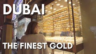 Dubai Gold Souk - Inside The World Best Gold Market | Walking Tour 4K