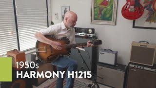 Demo of a 1950s Harmony H1215