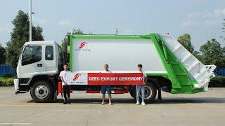 China professional garbage compactor truck manufacturer-CEEC TRUCKS