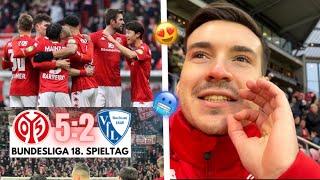 Mainz 05 vs. VfL Bochum - Onisiwo mit Hattrick im 6 Punkte Spiel I VLOG I Dechent7