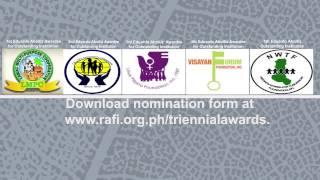 6th RAFI Triennial Awards Call for Nominations (Public Service Announcement - English) | RAFI Cebu