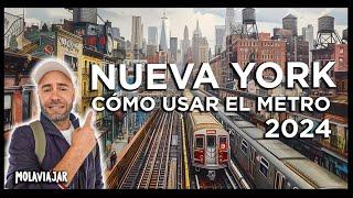 Como usar el METRO en NUEVA YORK 2025. Tutorial al detalle con EJEMPLOS.