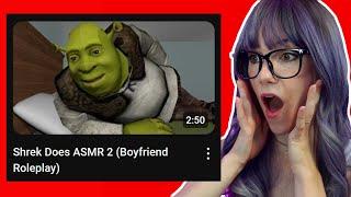 Sssnoozerwolf Films a REACT to UNHINGED ASMR Video