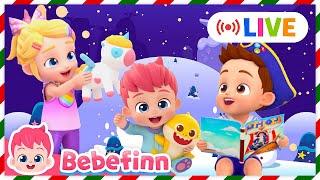  LIVE ️ Merry Christmas from Bebefinn | 2024 Best Songs | Nursery Rhymes for Kids