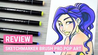 Sketchmarker Pop Art Style Alcohol Brush Markers (Set of 48) | Art Product Review | iiKiui