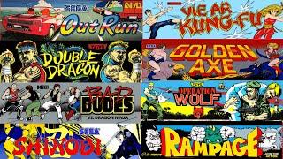 Best MAME arcade games of the 80s. Arcade memories  1985 -1989.