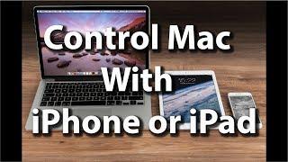 Control Mac With iPhone  Remote Mac Desktop and Screen Share Mac To iPhone - Remote Mac Access!