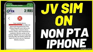 Can We Use Jv Sim on Non PTA iPhones?