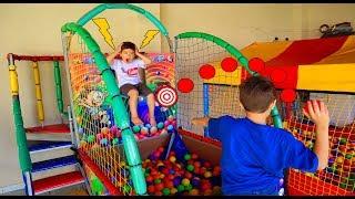 Fun Indoor Playground for Kids and Family with Rafael and João Pedro