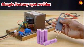 spot welding machine simple & power, helpful for home // how to make a power spot welding a