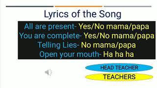 Attendance Checking  Song for INSET,  LAC and Meeting