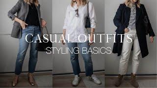 Styling basics: 8 casual outfit ideas | Capsule wardrobe lookbook