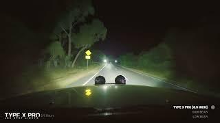 STEDI Type X™ Pro LED Spot Lights - 8.5 inch | Driving Footage