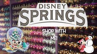 Disney's Days of Christmas Shop With Me!!  at Disney Springs! All The Disney Christmas Ornaments!