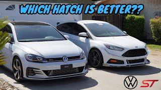 GTI or Focus ST| Which is the comfiest hatchback| Sounds Clips!