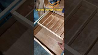 How to: Double Decker Drawer #kitchen #remodel #howto