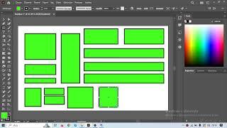Adobe Illustrator Dikdörtgenlerin Çizimlerinin Anlatımı