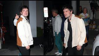 Actor Josh Hutcherson signs autographs and takes selfies after having dinner in LA!